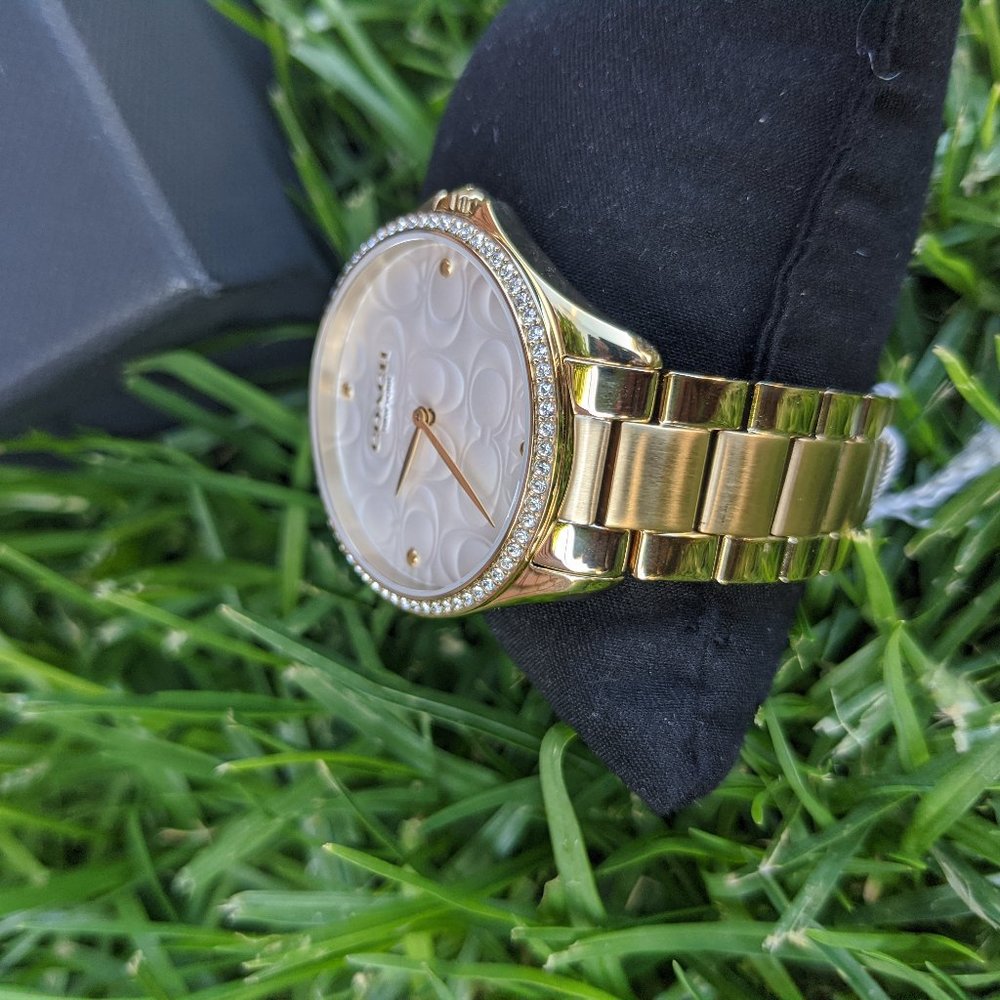 Coach Astor Women's Gold and Stainless Steel Watch - Picture 5 of 7